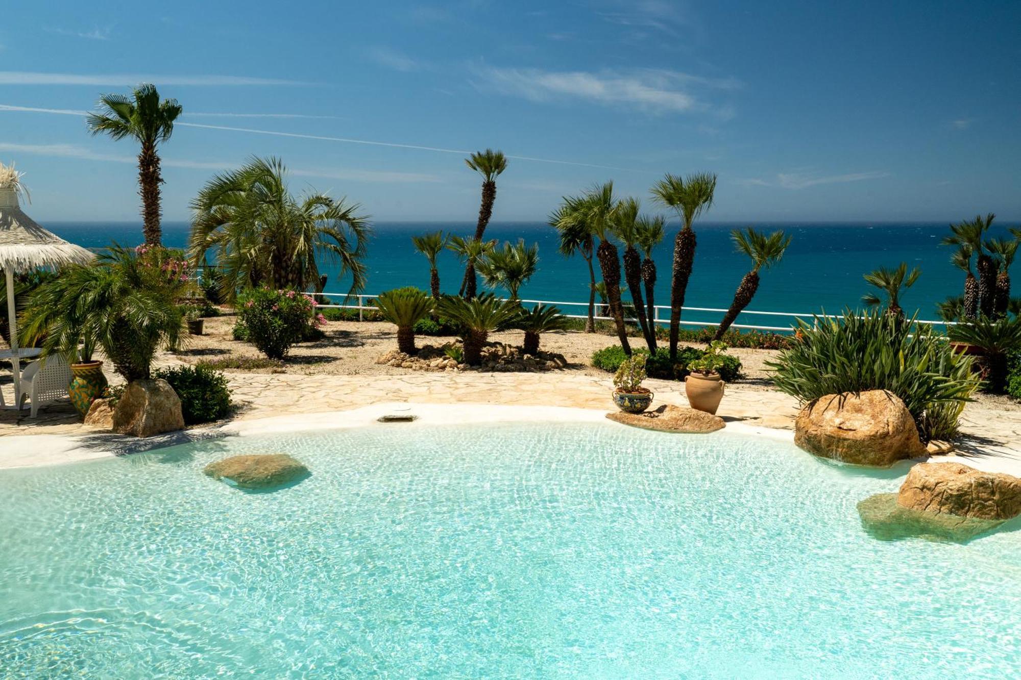 Casa Vacanze Verdemare Con Piscina Рибера Екстериор снимка